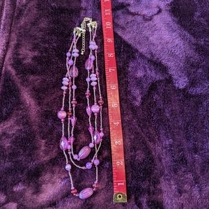 Purple necklace